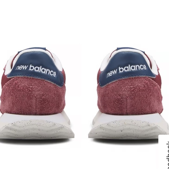 New Balance 237 Burgundy and White Sneakers Size-9.5 NWT - Picture 7 of 15
